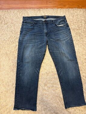 Lucky Brand Men's Dark Wash Relaxed Jeans